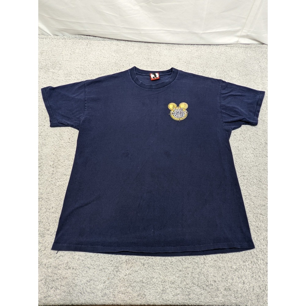 Vtg 90s‎ Walt Disney World T-Shirt XL Mickey Donald Goofy Backpack Single Stitch
